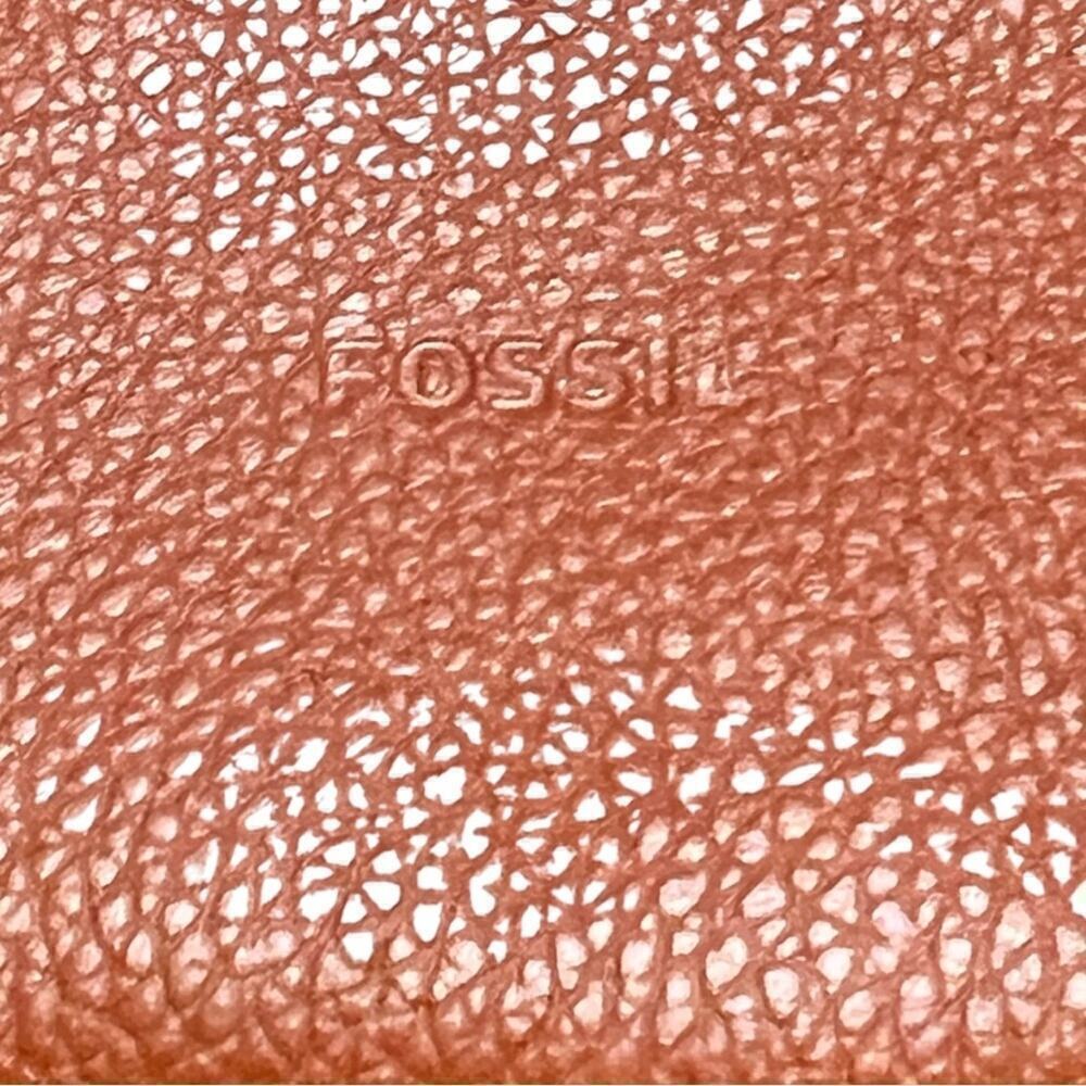 LIKE NEW ▶️ Fossil ◀️ Cecilia Leather Crossbody Purse Handbag Brown - Picture 6 of 16